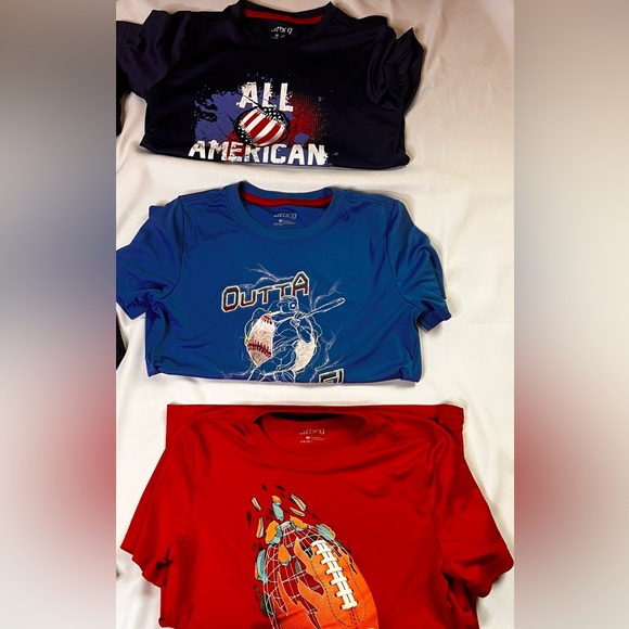 Boys shirts, 9 total. Medium size 10/12 - Picture 2 of 5